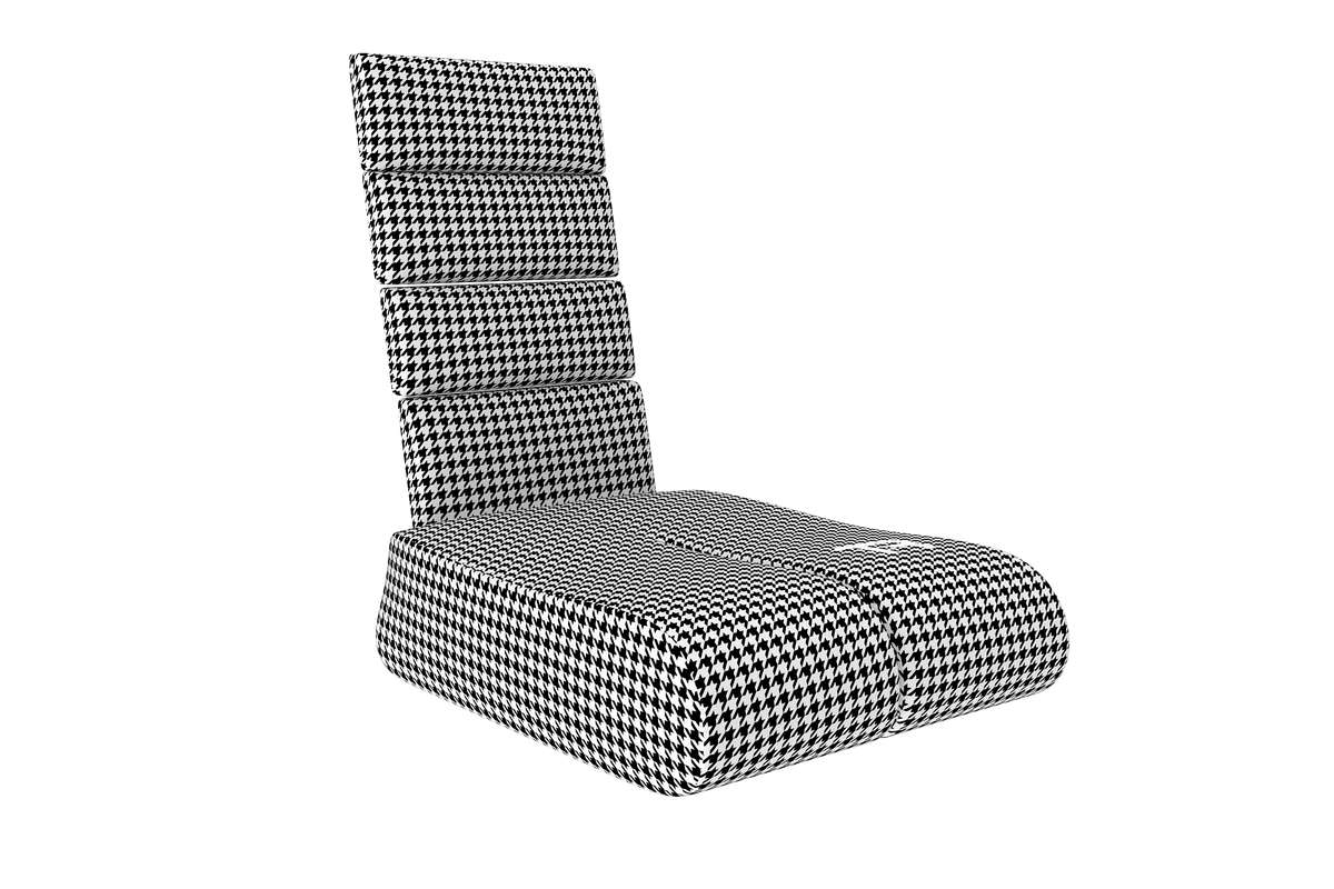 Houndstooth Cushion Set for NexusSeat GT – Classic Motorsport Look, Medium-Density Foam – classic houndstooth replacement cushions for a GT bucket seat – photo 1 of 6