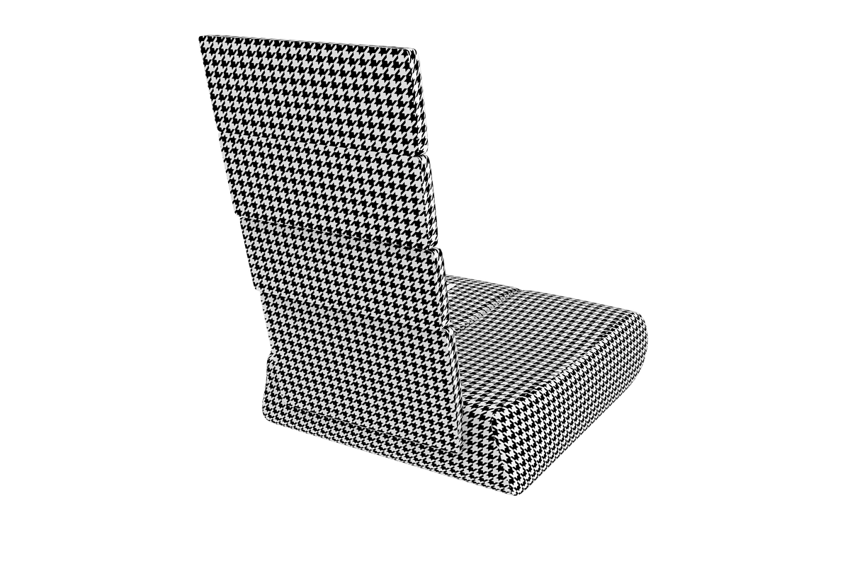Houndstooth Cushion Set for NexusSeat GT – Classic Motorsport Look, Medium-Density Foam – classic houndstooth replacement cushions for a GT bucket seat – photo 3 of 6
