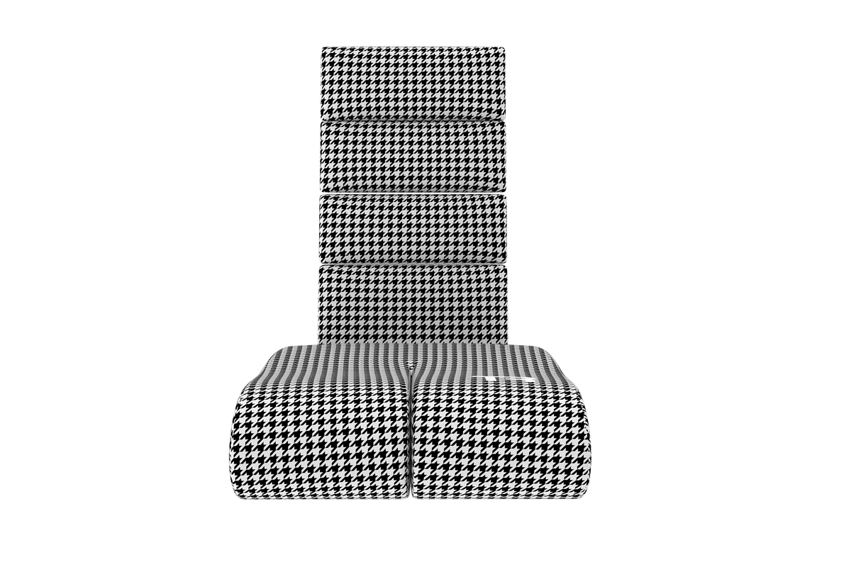 Houndstooth Cushion Set for NexusSeat GT – Classic Motorsport Look, Medium-Density Foam – classic houndstooth replacement cushions for a GT bucket seat – photo 4 of 6