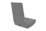 Houndstooth Cushion Set for NexusSeat Rally – Classic Rally Look, Medium-Density Foam – classic houndstooth replacement cushions for a rally bucket seat – photo 4 of 6