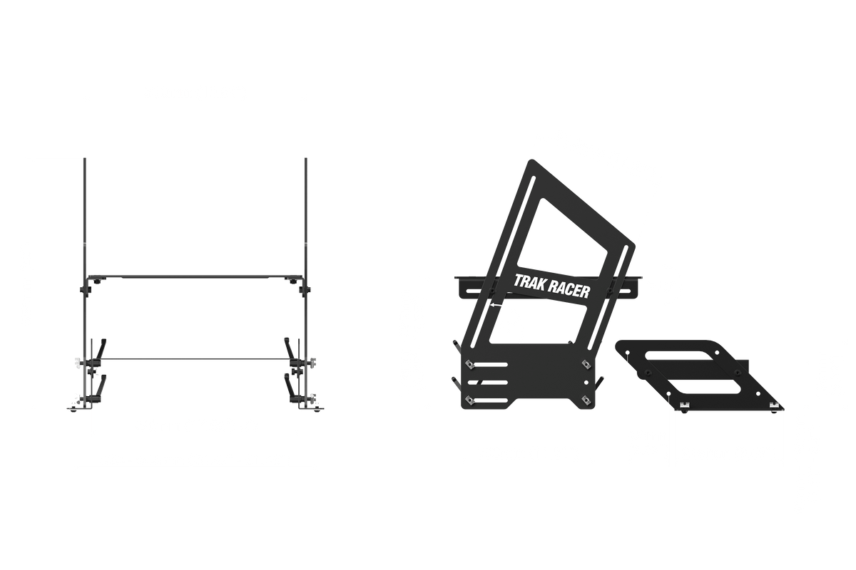 Inverted, Formula & GT Hybrid Pedal Mount System with Pedal Plate & Footrest – For 500 mm Profile Rigs – inverted formula and GT hybrid pedal mount with pedal plate and footrest – photo 2 of 12