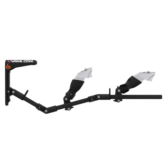 Magnetic twist-release controller mount on the carbon VR gun stock - MetanexusXR