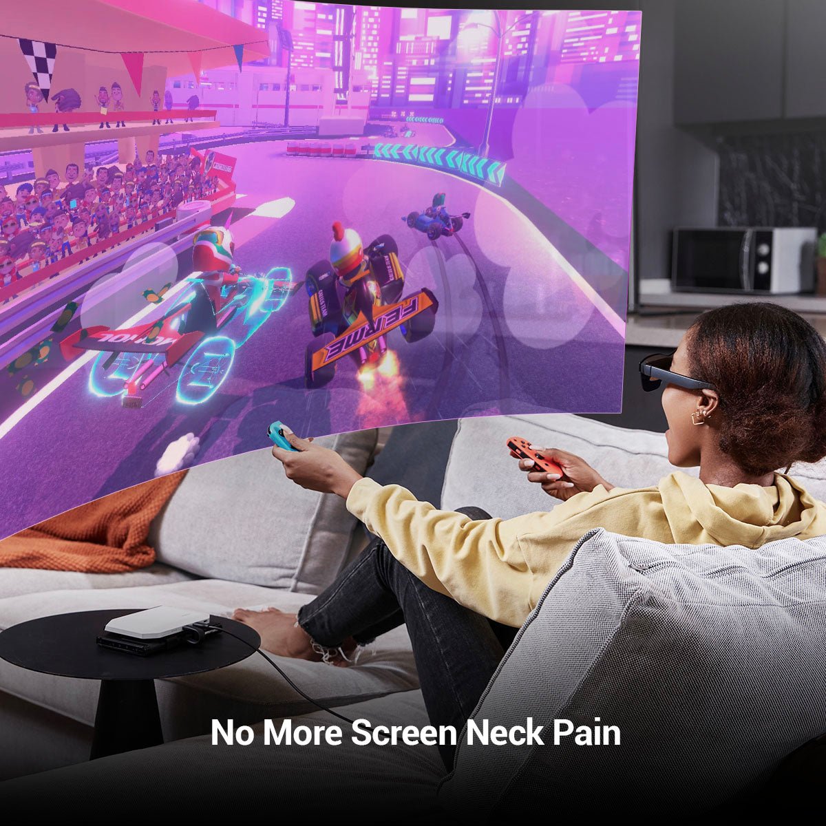 TV Glasses – 201" Sony Micro-OLED Screen with Quad-Speaker Audio, 120 Hz – tv glasses – photo 14 of 19