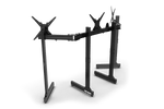 Large Freestanding Triple Monitor Stand – Three Screens up to 45 Inch, Heavy-Duty – large freestanding triple monitor stand with three screens – photo 4 of 6