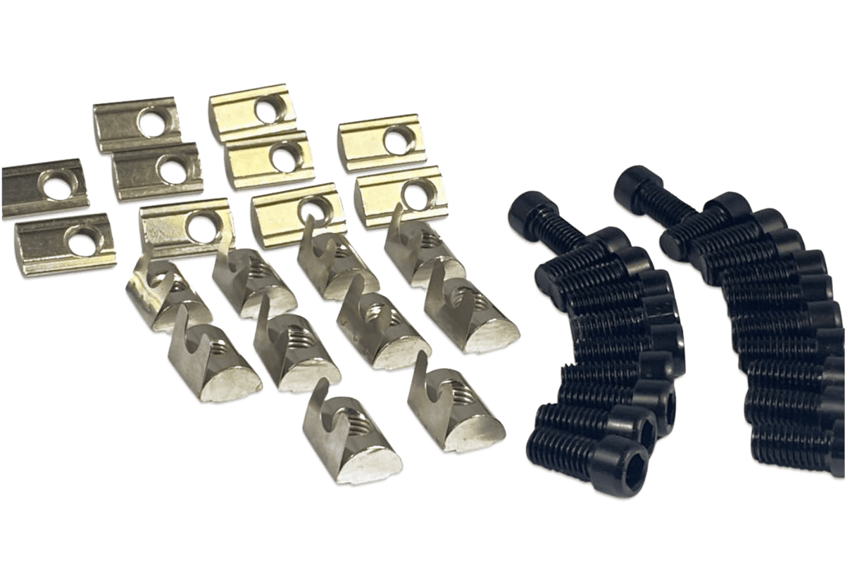 M8 Hex Screws & Spring T-Nuts for 8 mm Slot Profile – Set of 10 or 20 – M8 spring T-nuts with M8x16 hex screws – photo 4 of 4