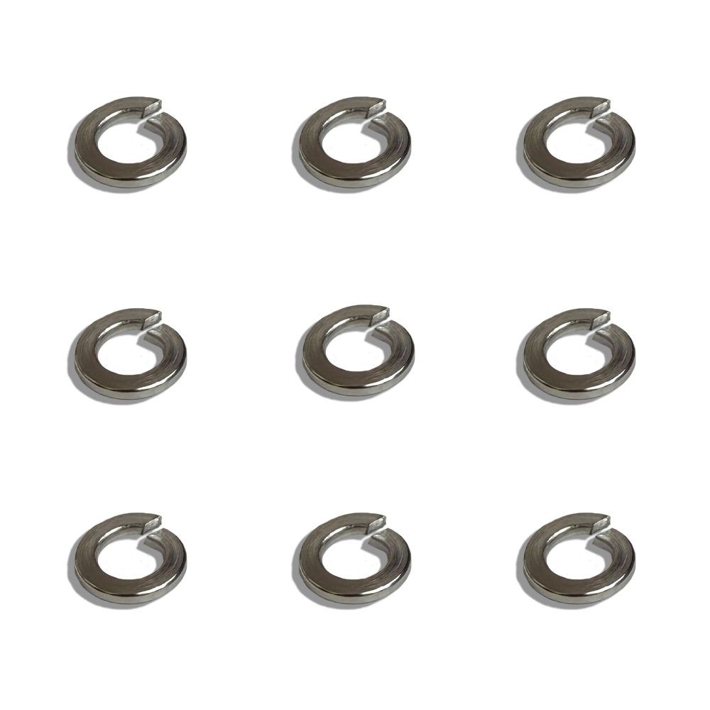 M8 Lock Washers for Sim Rigs – Anti-Loosening, Hardened Steel, Set of 10 – set of ten M8 steel lock washers – photo 2 of 2