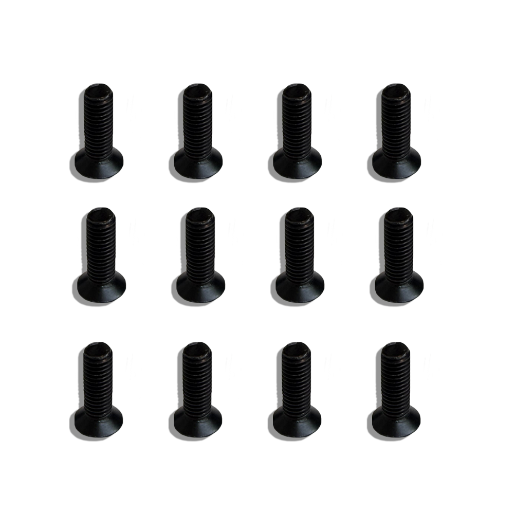 M8 x 25 mm Hardened Flat-Head Hex Screws for Sim Rigs – Pack of 10 – ten M8 x 25 mm hardened flat-head hex screws – photo 2 of 2