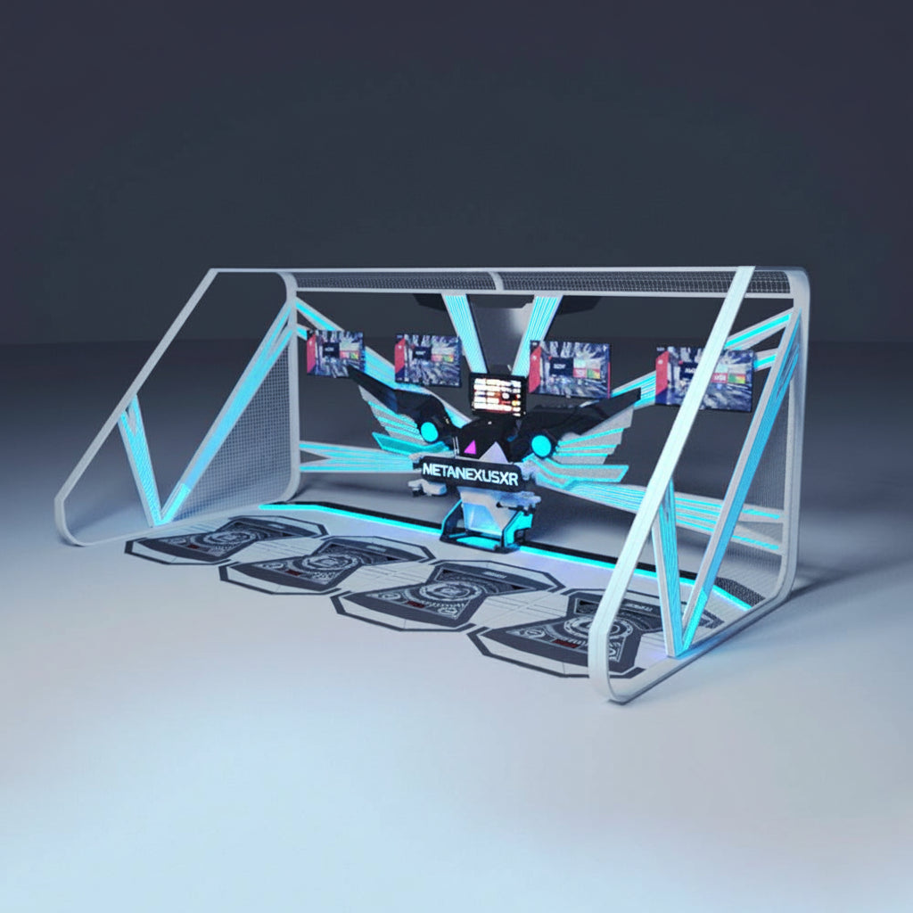 Commercial 4-Player VR Space Shooter System | Next-Gen Arcade Metanexus XR