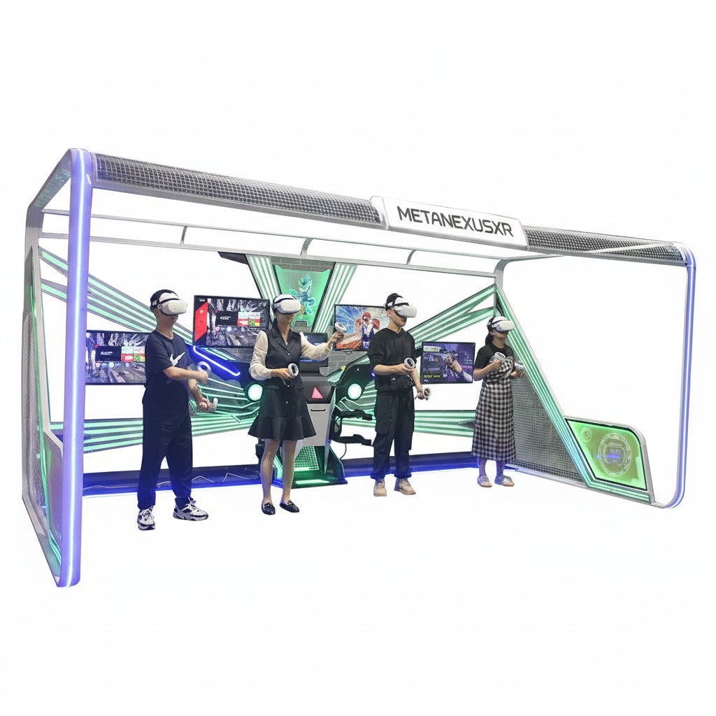 Commercial 4-Player VR Space Shooter System | Next-Gen Arcade Metanexus XR