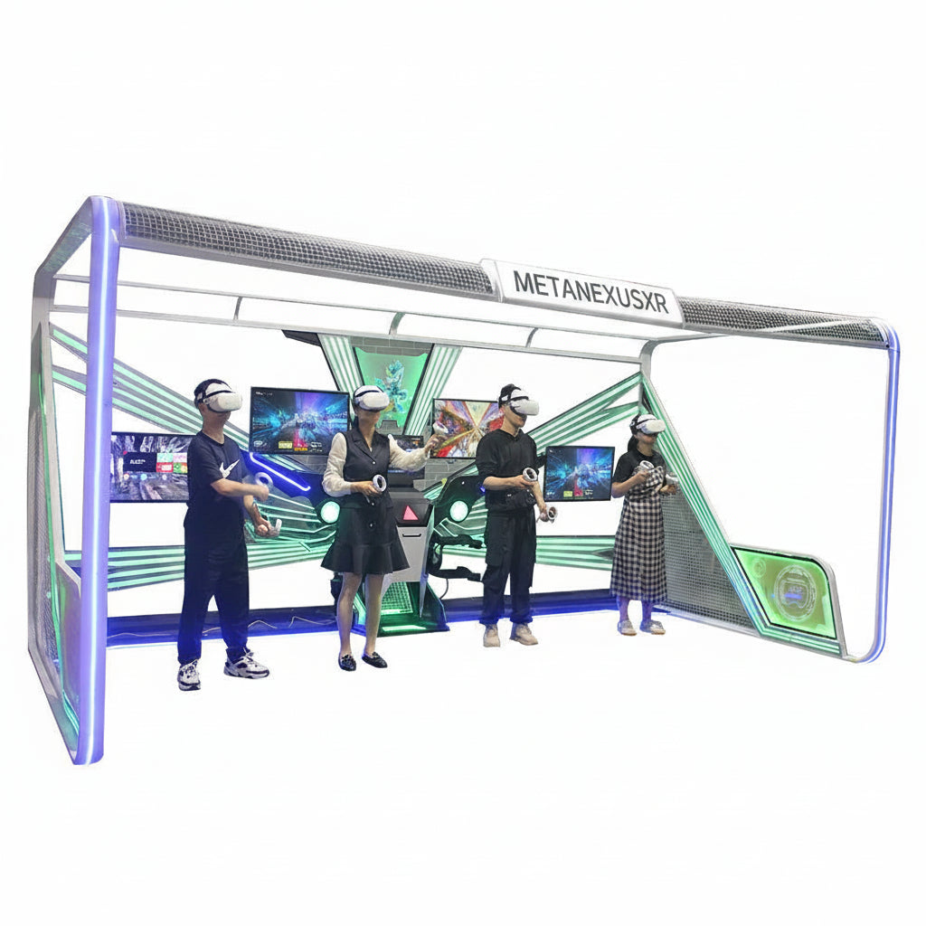 Commercial 4-Player VR Space Shooter System | Next-Gen Arcade Metanexus XR