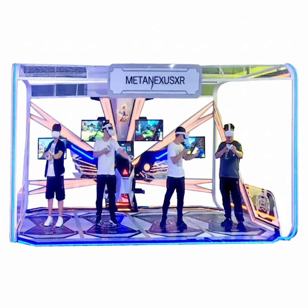 Commercial 4-Player VR Space Shooter System | Next-Gen Arcade Metanexus XR