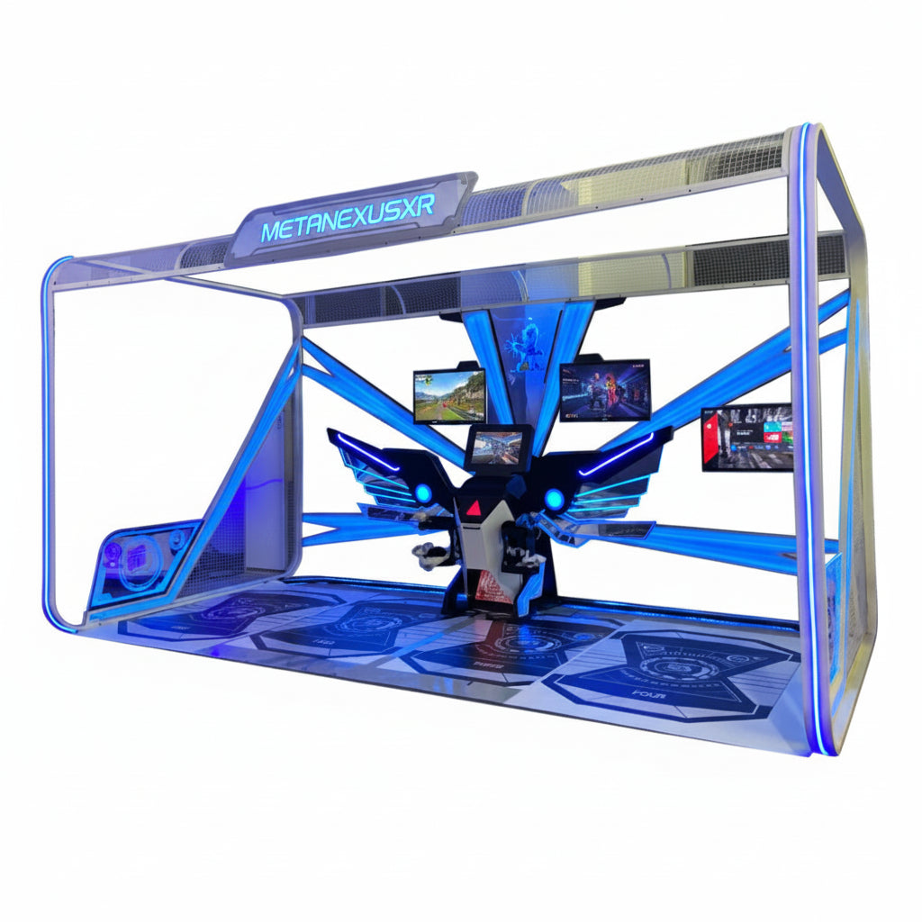 Commercial 4-Player VR Space Shooter System | Next-Gen Arcade Metanexus XR