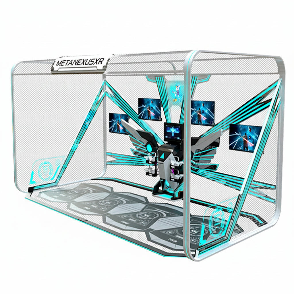 Commercial 4-Player VR Space Shooter System | Next-Gen Arcade Metanexus XR