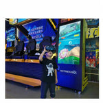 VR Self-Service Arcade System rear panel and remote monitoring connection - MetanexusXR