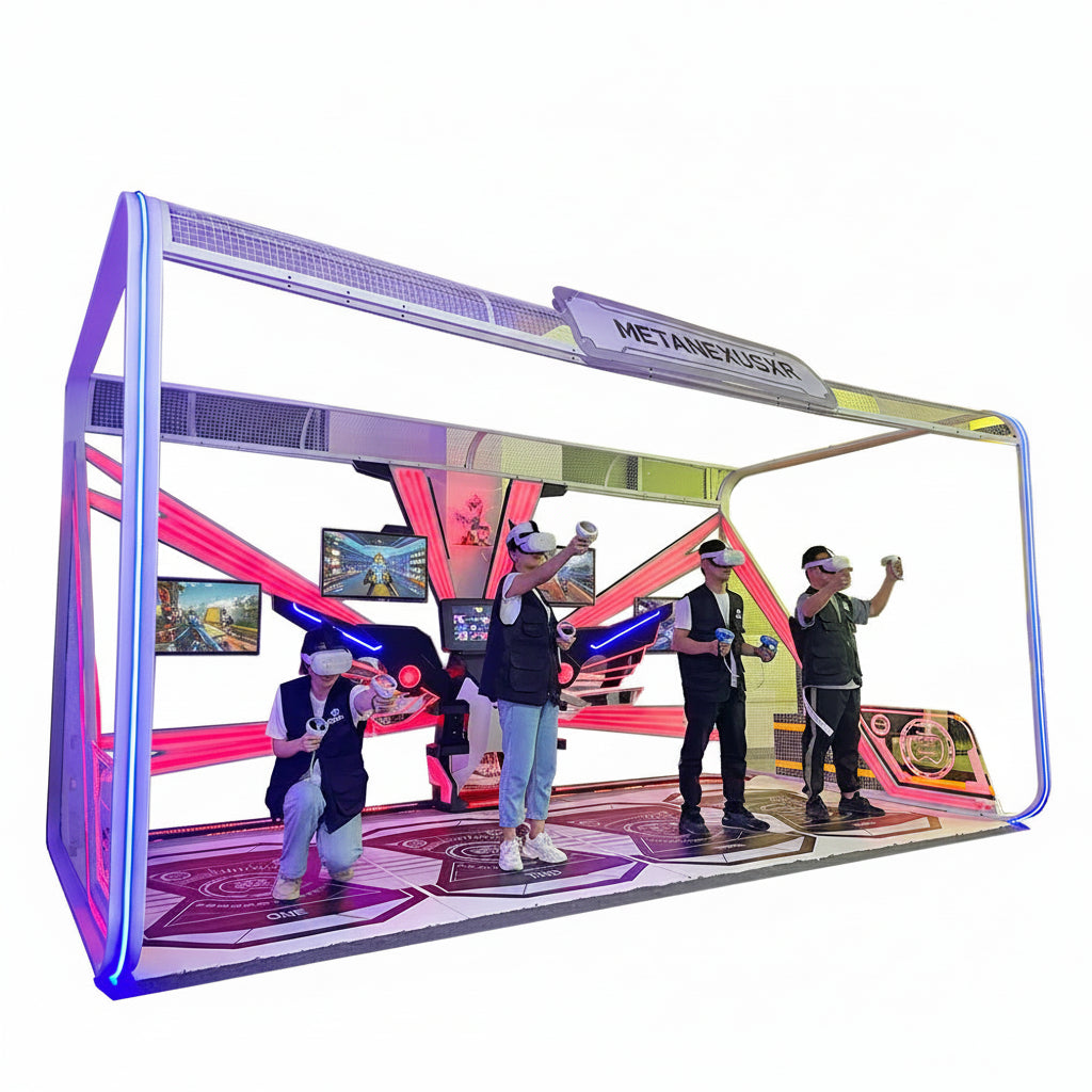 Commercial 4-Player VR Space Shooter System | Next-Gen Arcade Metanexus XR