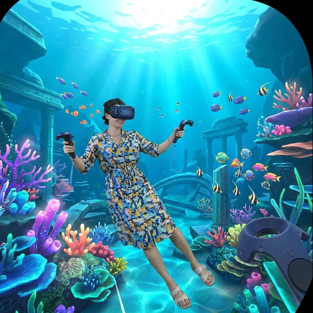 VR Self-Service Arcade System installed in a family entertainment center - MetanexusXR