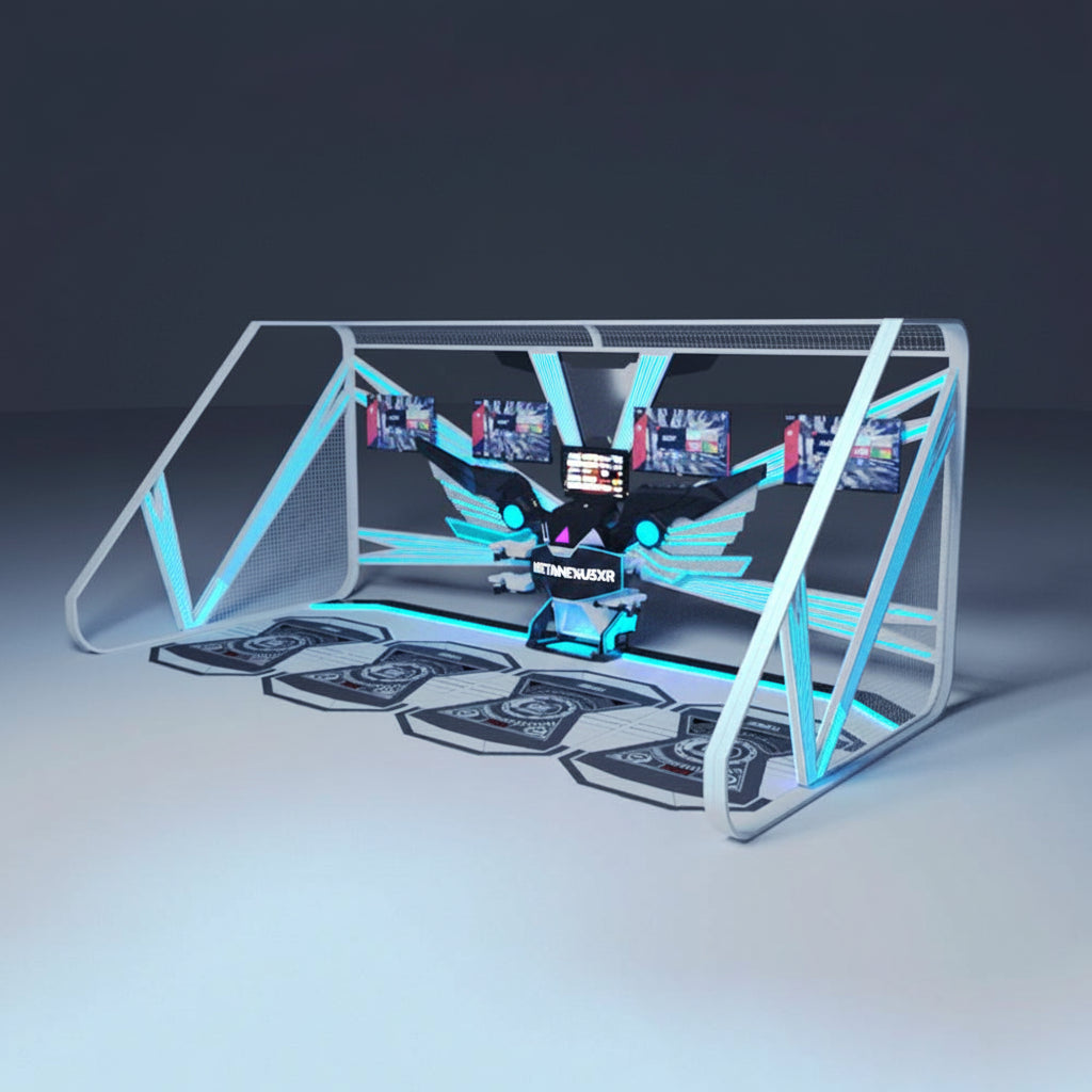 Commercial 4-Player VR Space Shooter System | Next-Gen Arcade Metanexus XR