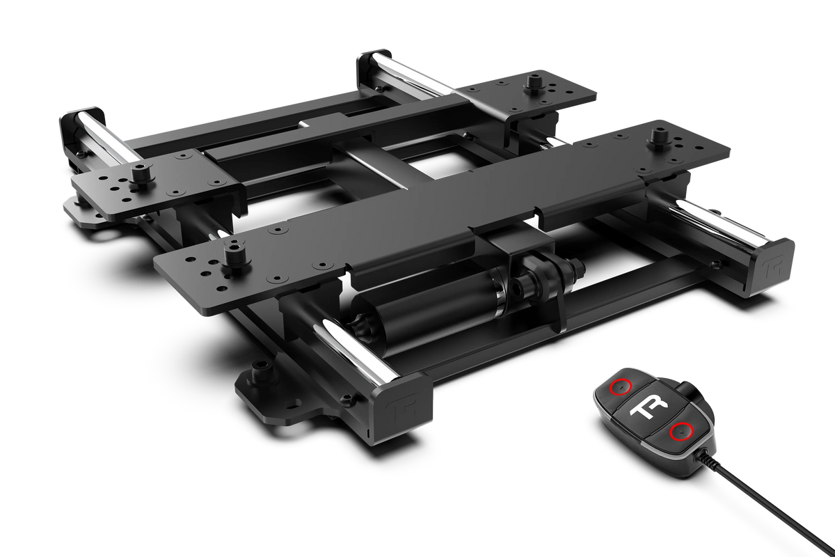 Motorised Seat Slider for Sim Racing Cockpits – 150 mm Travel, 500 kg Load, Wired Control – motorised seat slider with wired control for sim racing cockpits – photo 1 of 6