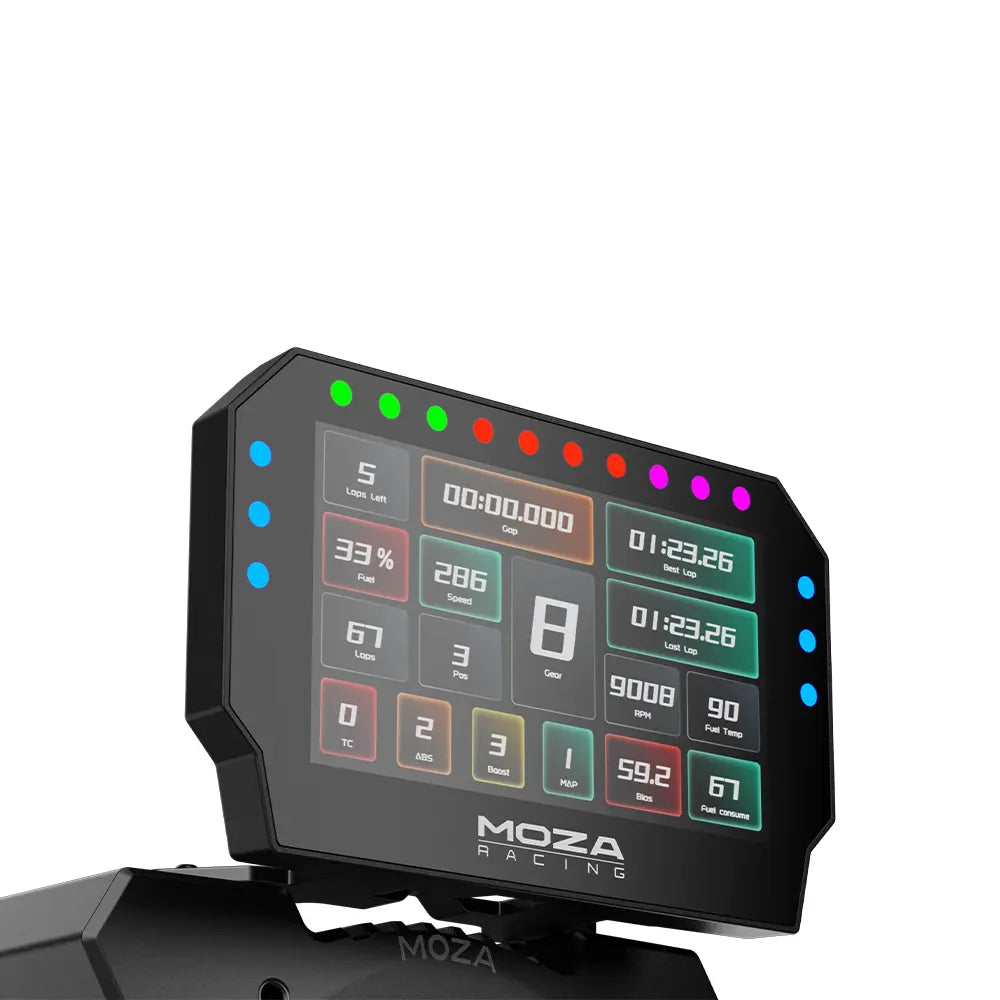 NexusDash HD – 5" 720p Touchscreen Sim Racing Dashboard with Custom UI, 10 RGB Shift & 6 Flag Lights – NexusDash HD 5-inch touchscreen racing dashboard – photo 3 of 4