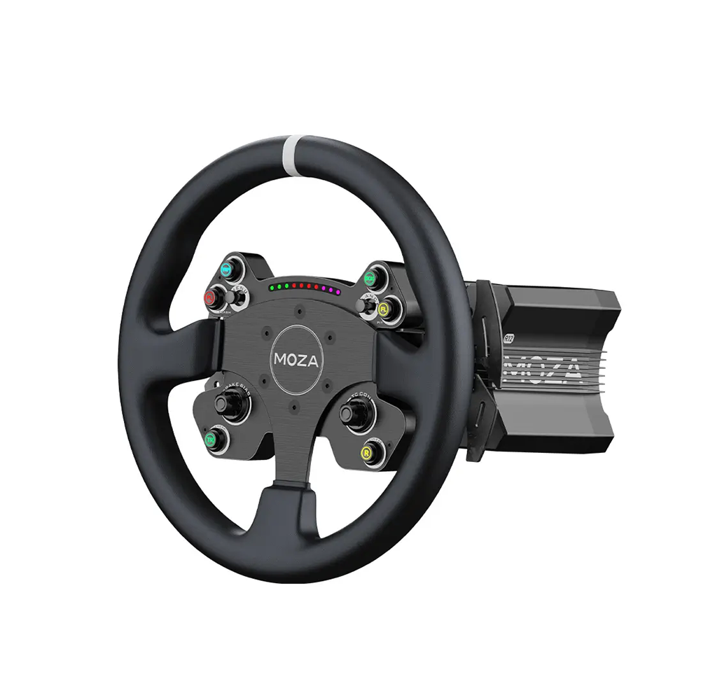 NexusDrive Core 12 + NexusWheel Round Sport Bundle – 12 Nm Direct Drive Base with 13-inch round wheel