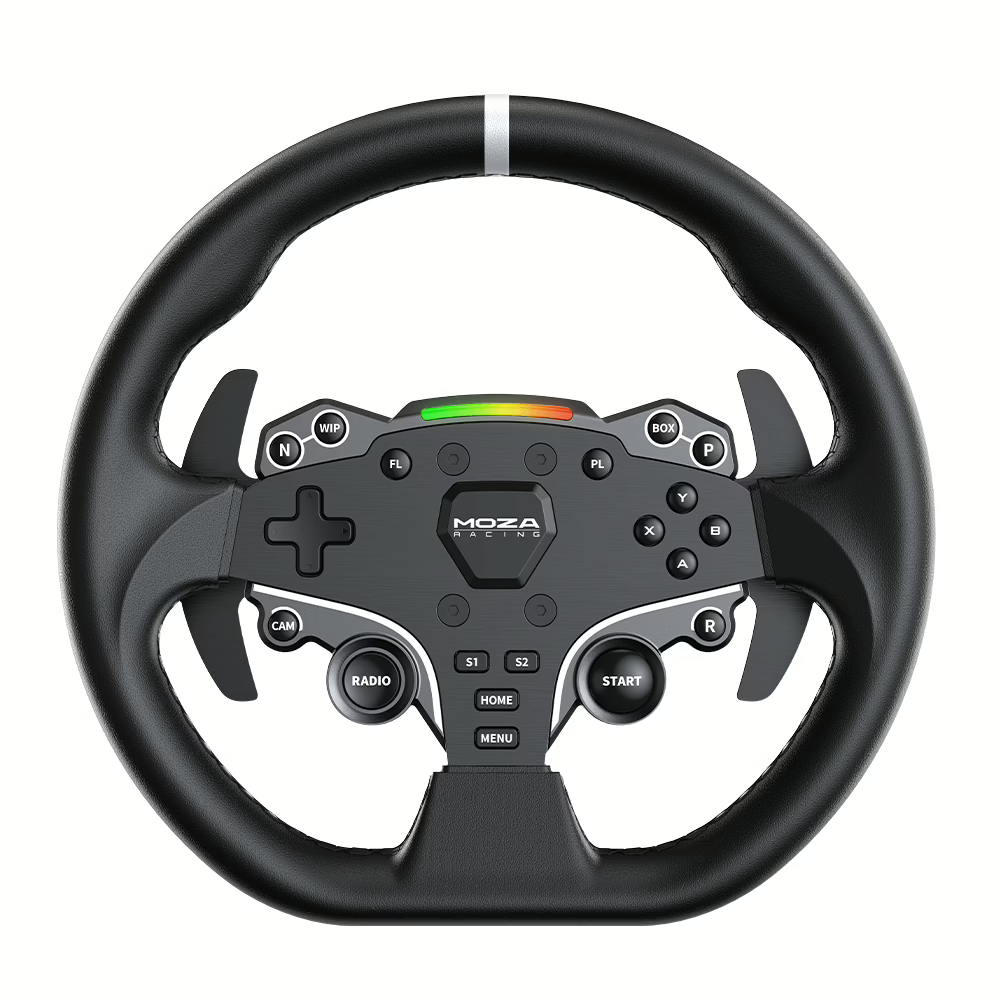 NexusDrive Core 5 Racing Set – 5.5 Nm Direct Drive Base, 11" Leather Wheel, Pedals & Desk Clamp (PC) – NexusDrive Core 5 Racing Set with wheel, base and pedals – photo 4 of 5