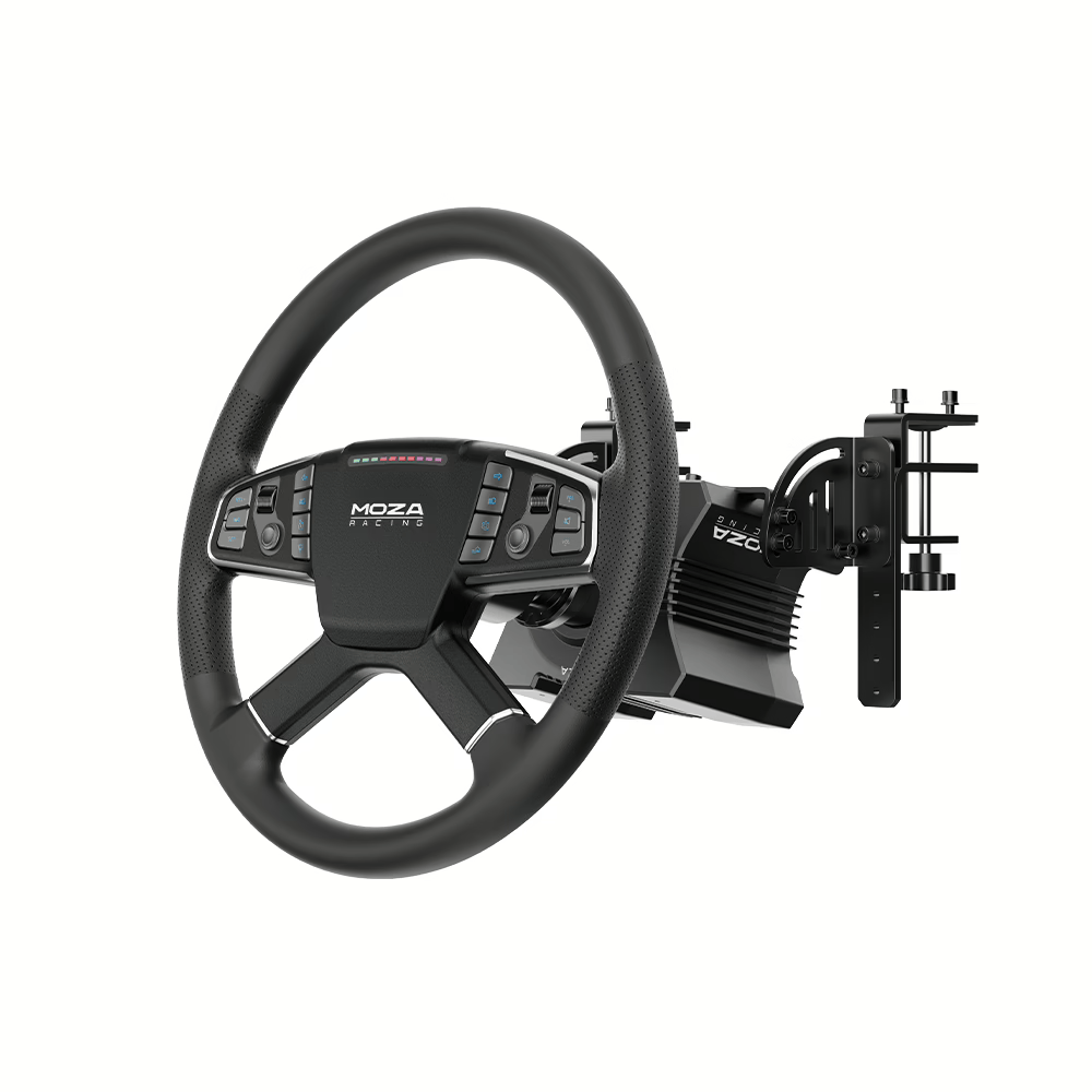 NexusDrive Core 5 Truck Set – 5.5 Nm Direct Drive Base, 400 mm Truck Wheel, Pedals & Truck Wheel Clamp – NexusDrive Core 5 Truck Set with 400 mm truck wheel – photo 2 of 4
