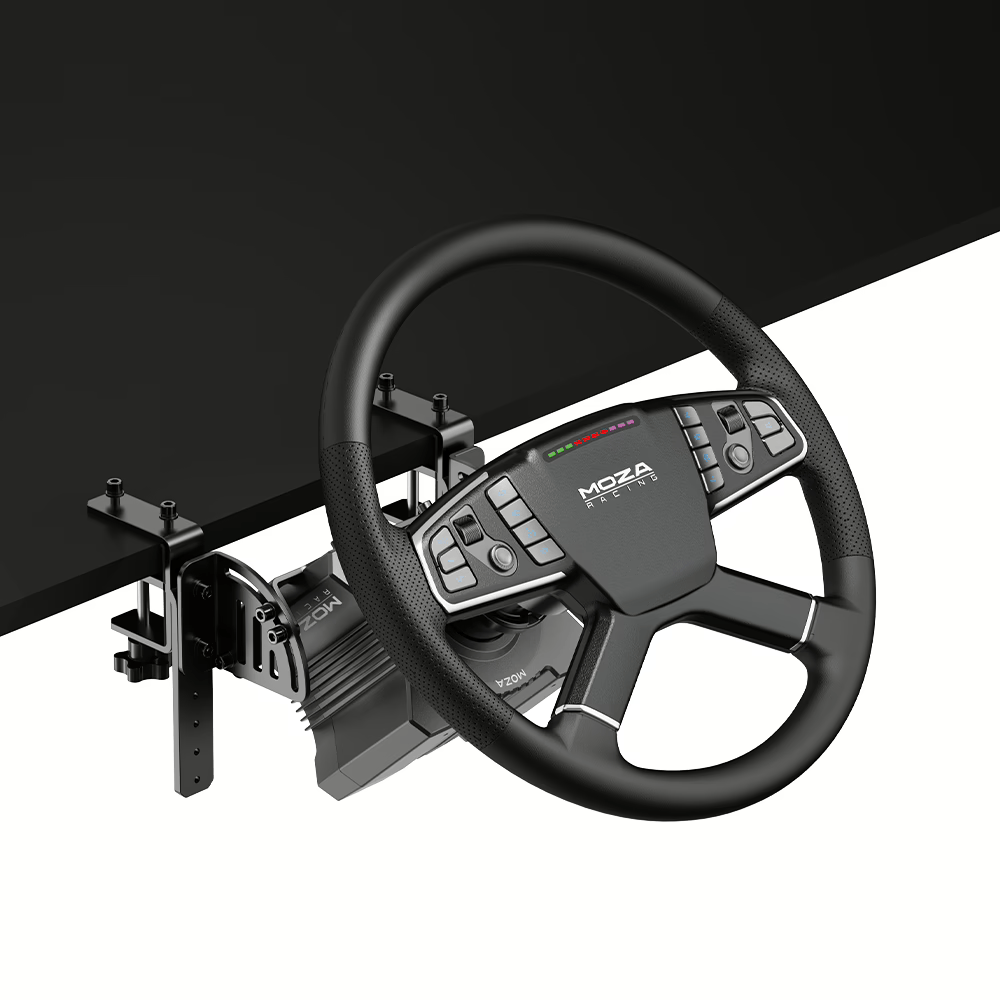 NexusDrive Core 5 Truck Set – 5.5 Nm Direct Drive Base, 400 mm Truck Wheel, Pedals & Truck Wheel Clamp – NexusDrive Core 5 Truck Set with 400 mm truck wheel – photo 3 of 4