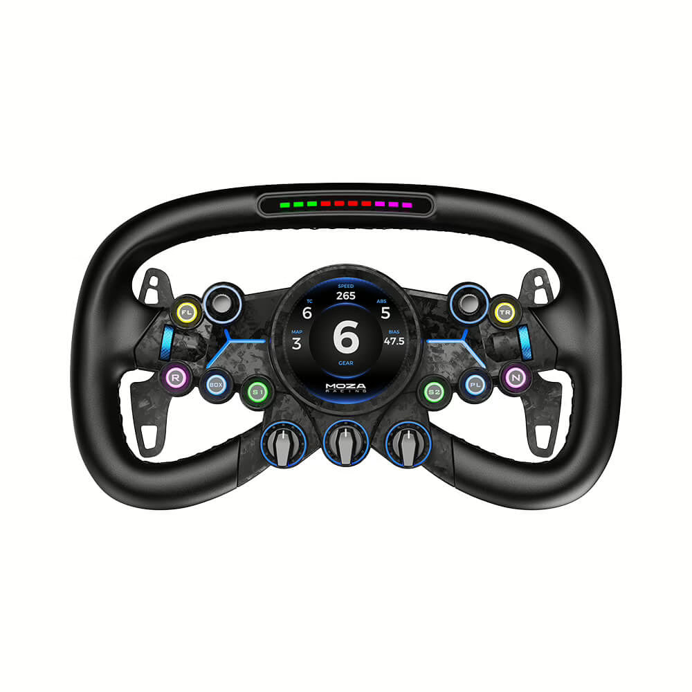 NexusDrive Core 9 + NexusWheel GT Vision Bundle – 9 Nm Direct Drive Base with 310 mm GT wheel with round touchscreen – NexusDrive Core 9 direct drive base with NexusWheel GT Vision bundle – photo 3 of 7