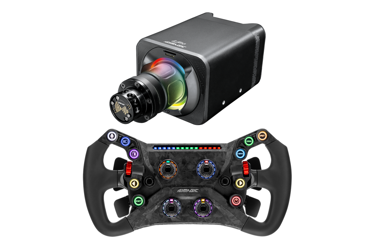 NexusDrive DD12 12 Nm Wheel Bundle – Carbon GT Wheel with Rev Lights – NexusDrive DD12 with NexusWheel GT Carbon – photo 1 of 3