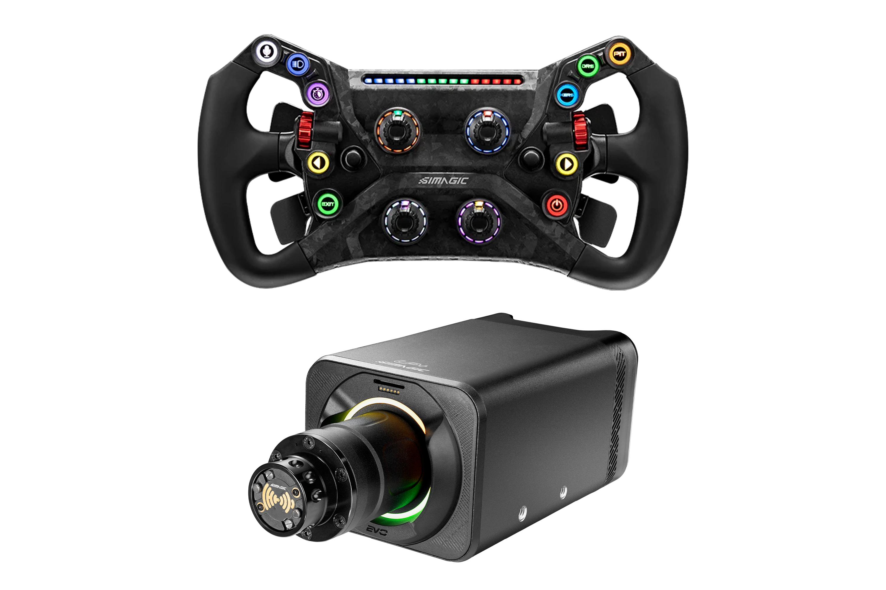 NexusDrive DD18 Pro + NexusWheel GT Carbon Bundle – 18 Nm Direct Drive Base & Carbon GT Wheel – 18 Nm direct drive base with carbon GT wheel – photo 1 of 3