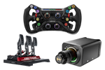 NexusDrive DD18 Pro Wheel & Pedal Bundle – 18 Nm Base, Carbon GT Wheel & Load Cell 3-Pedal Set – 18 Nm direct drive wheel and load cell pedal bundle – photo 1 of 4