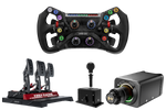 NexusDrive DD18 Pro Complete Bundle – 18 Nm Base, Carbon GT Wheel, 3-Pedal Load Cell Set & Dual-Mode Shifter – 18 Nm direct drive bundle with carbon wheel, pedals and dual-mode shifter – photo 1 of 5