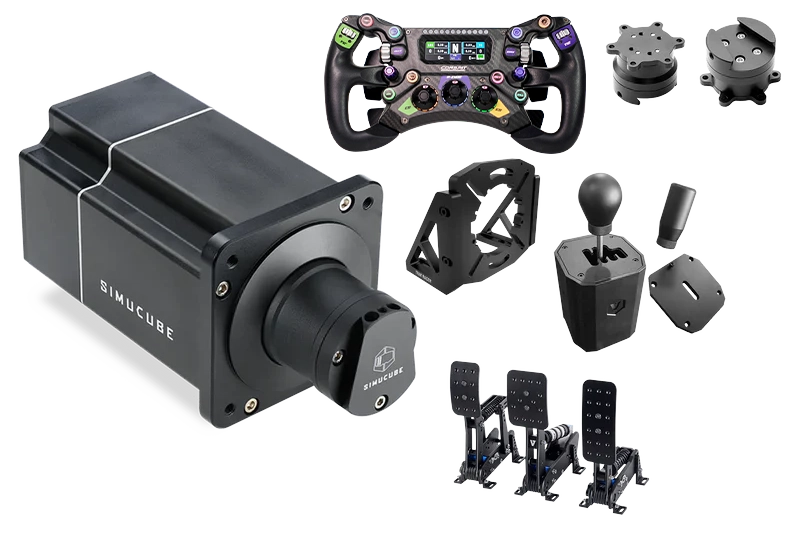 NexusDrive Elite Pro Bundle – 25 Nm Base, GT 300 Wheel, 3-Pedal Set & Dual-Mode Shifter – 25 Nm direct drive bundle with GT wheel, pedals and shifter – photo 7 of 8