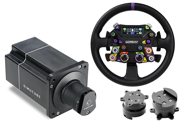 NexusDrive Elite Pro 25 Nm + NexusWheel Open 310 Bundle – Direct Drive Base, Quick Release & Steering Wheel – NexusDrive Elite Pro direct drive base with NexusWheel Open 310 – photo 1 of 8