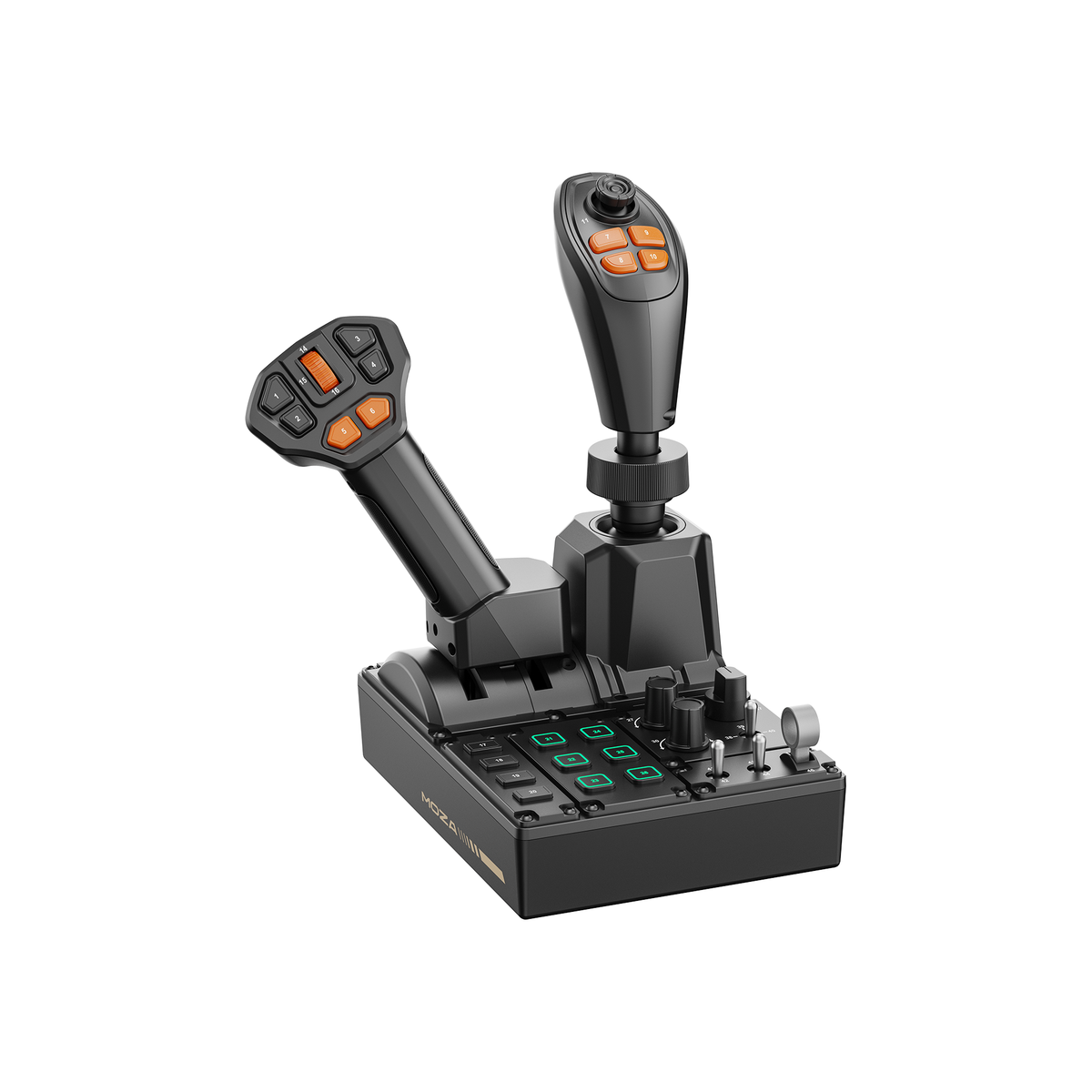 NexusFarm Control System – 3-Axis Hall Joystick, Throttle Lever & 46-Input Panel for Farming & Heavy Machinery Sims – NexusFarm control system with joystick, throttle lever and panel – photo 2 of 4