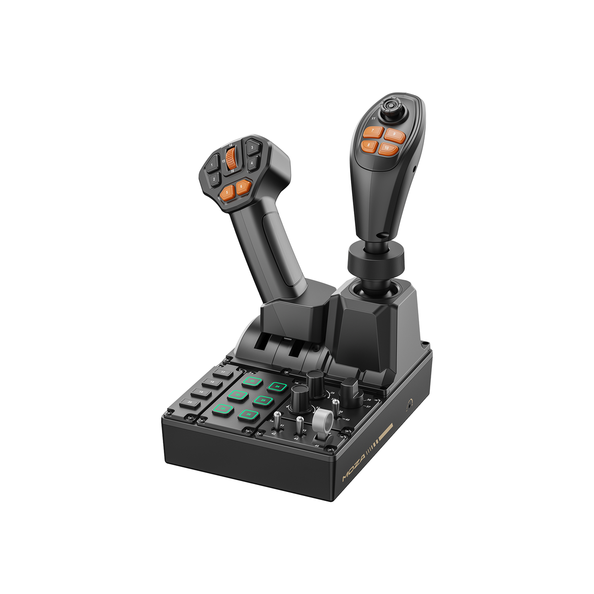 NexusFarm Control System – 3-Axis Hall Joystick, Throttle Lever & 46-Input Panel for Farming & Heavy Machinery Sims – NexusFarm control system with joystick, throttle lever and panel – photo 3 of 4