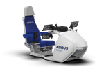 NexusFlight Airliner – Home Flight Simulator Cockpit with Licensed Pilot Seat & Control Mounts – NexusFlight Airliner home flight simulator cockpit with pilot seat – photo 1 of 11