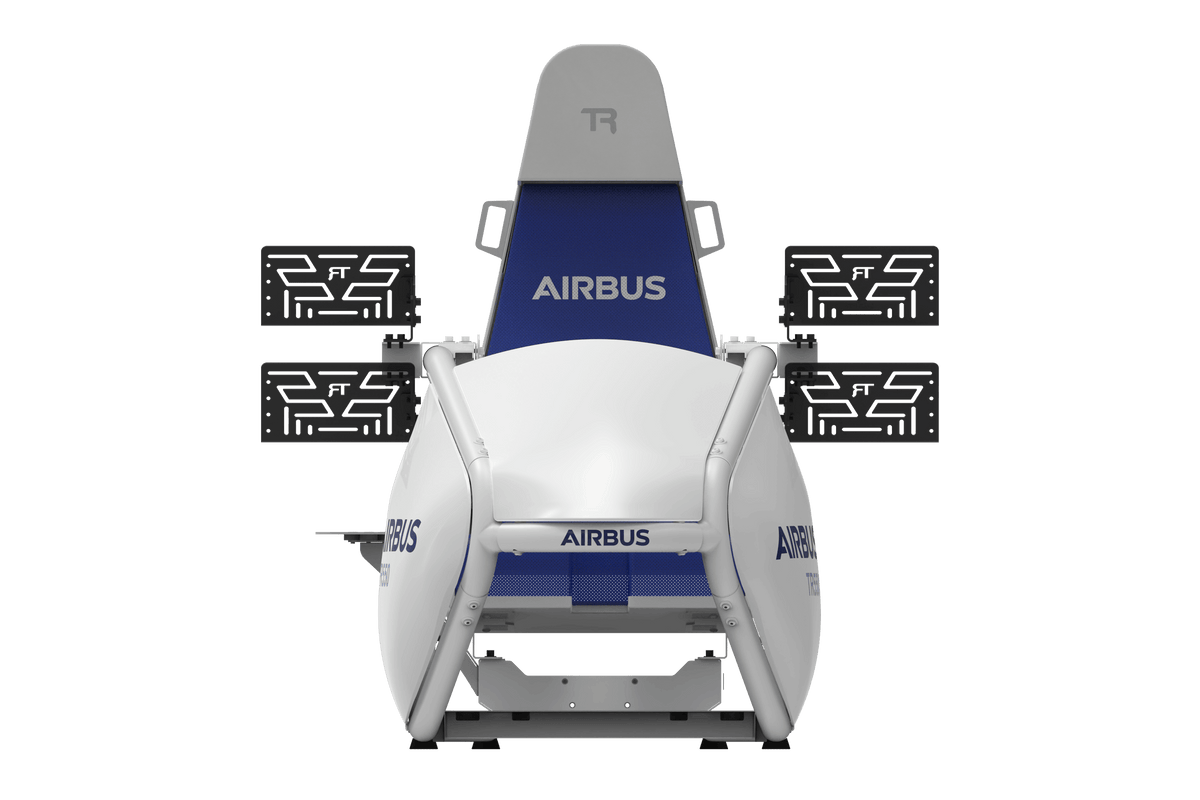 NexusFlight Airliner – Home Flight Simulator Cockpit with Licensed Pilot Seat & Control Mounts – NexusFlight Airliner home flight simulator cockpit with pilot seat – photo 3 of 11