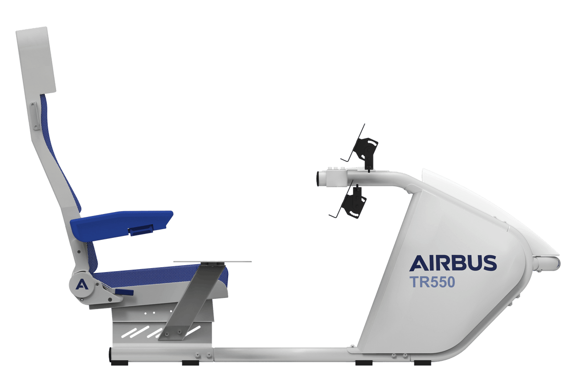 NexusFlight Airliner – Home Flight Simulator Cockpit with Licensed Pilot Seat & Control Mounts – NexusFlight Airliner home flight simulator cockpit with pilot seat – photo 4 of 11