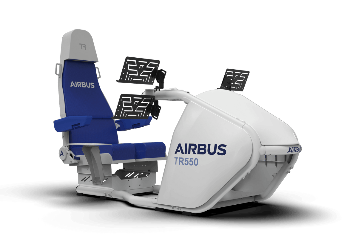 NexusFlight Airliner – Home Flight Simulator Cockpit with Licensed Pilot Seat & Control Mounts – NexusFlight Airliner home flight simulator cockpit with pilot seat – photo 5 of 11