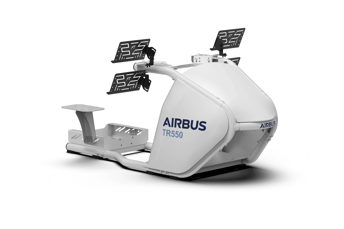 NexusFlight Airliner – Home Flight Simulator Cockpit with Licensed Pilot Seat & Control Mounts – NexusFlight Airliner home flight simulator cockpit with pilot seat – photo 6 of 11