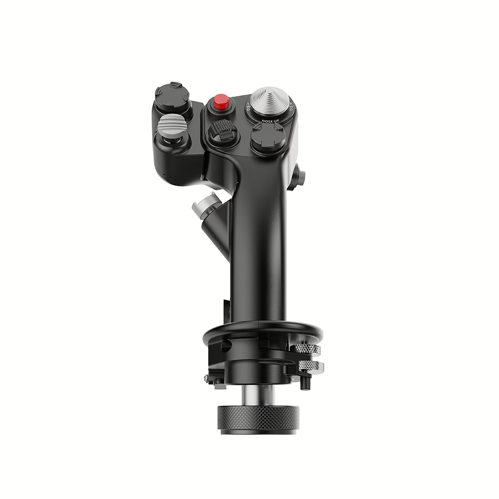 NexusFlight Combat Grip – Aluminium Fighter Flight Stick, Modular Pogo-Pin Panels, 27 Inputs, ALPS Hat – NexusFlight Combat Grip aluminium fighter flight stick – photo 2 of 4