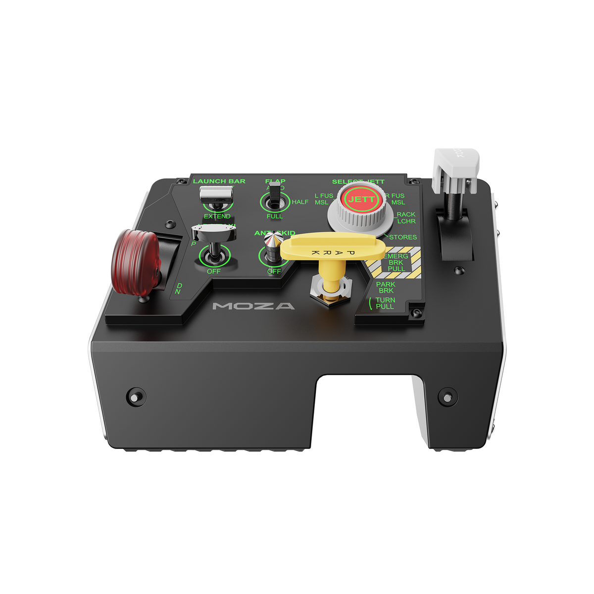 NexusFlight Fighter Landing Panel – Carrier-Jet Landing Gear Panel with Parking Brake Lever, Hall Sensors – NexusFlight Fighter Landing Panel with gear and parking brake – photo 2 of 4
