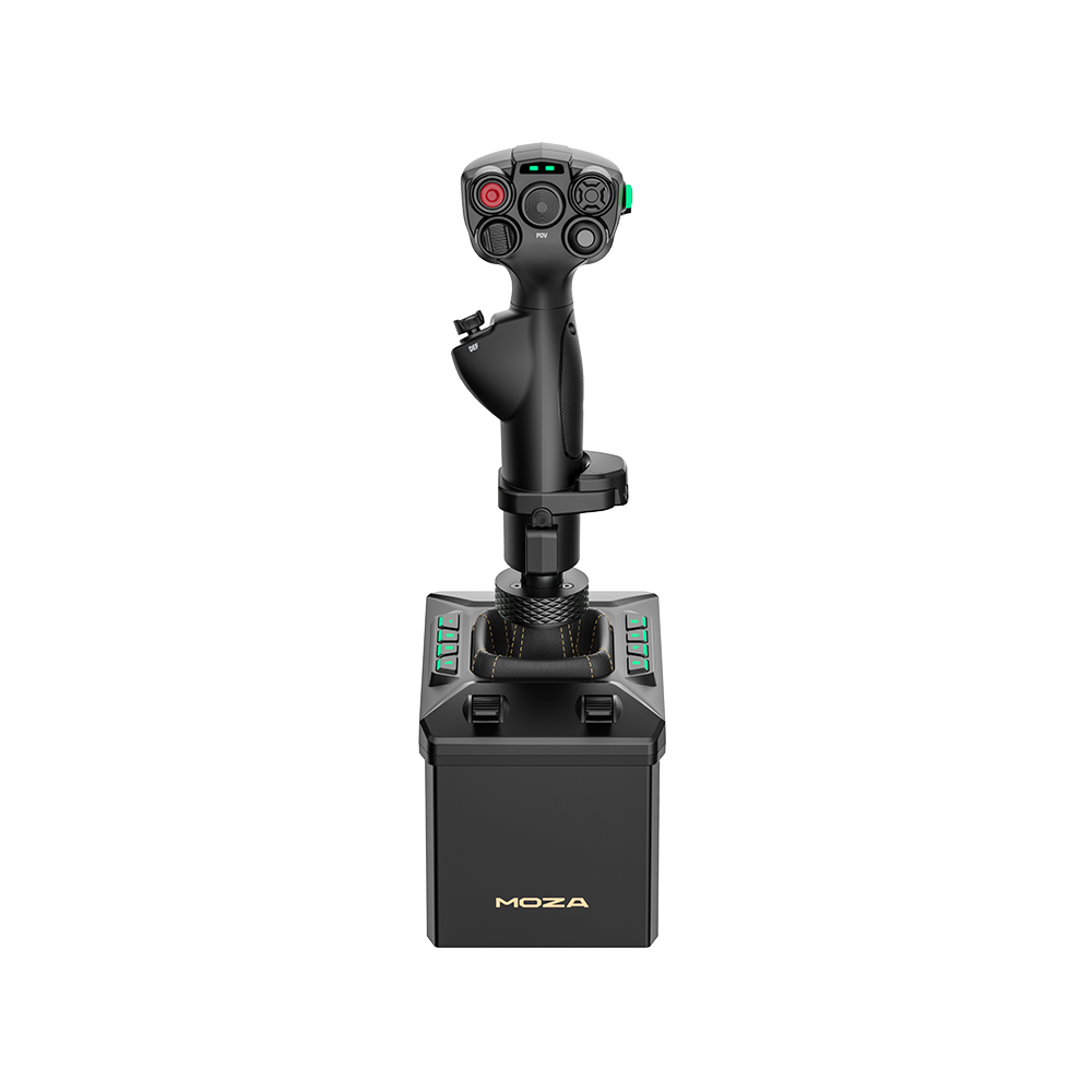 NexusFlight Force Stick Set – 6 Nm Dual-Servo Force Feedback Base + Space-Fighter Grip, Desk Clamp Included – NexusFlight Force Stick Set force feedback base with grip – photo 3 of 7