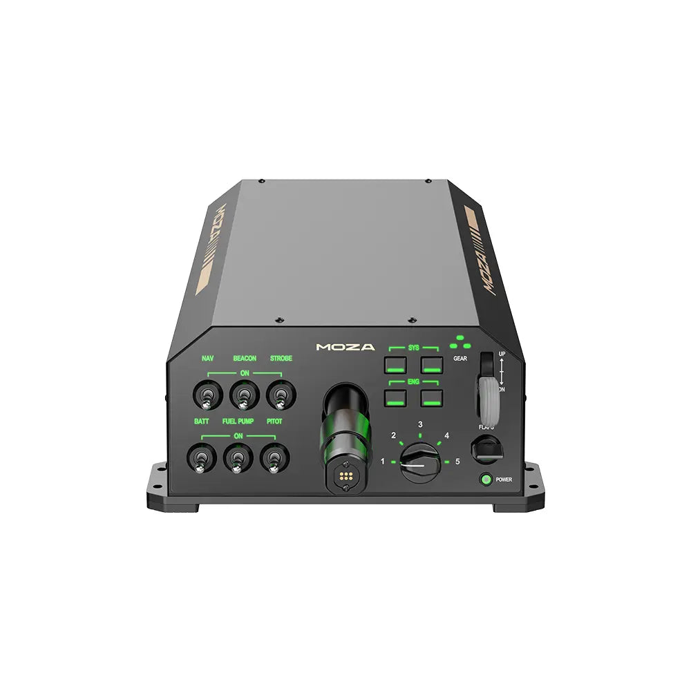 NexusFlight Force Yoke Base Pro – Dual-Servo Force Feedback Yoke Base, 9 Nm Roll, 210 N Pitch, 150 mm Travel – NexusFlight Force Yoke Base Pro dual-servo force feedback yoke base – photo 1 of 4