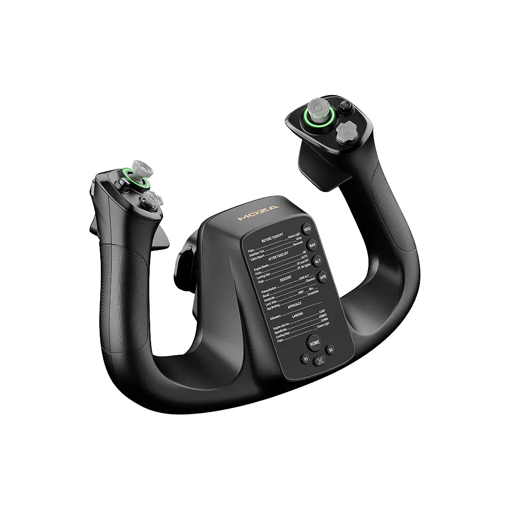 NexusFlight Force Yoke Pro Bundle – 9 Nm Dual-Servo FFB Yoke Base + 34-Input Airliner Yoke – NexusFlight Force Yoke Pro Bundle with base and yoke – photo 7 of 8