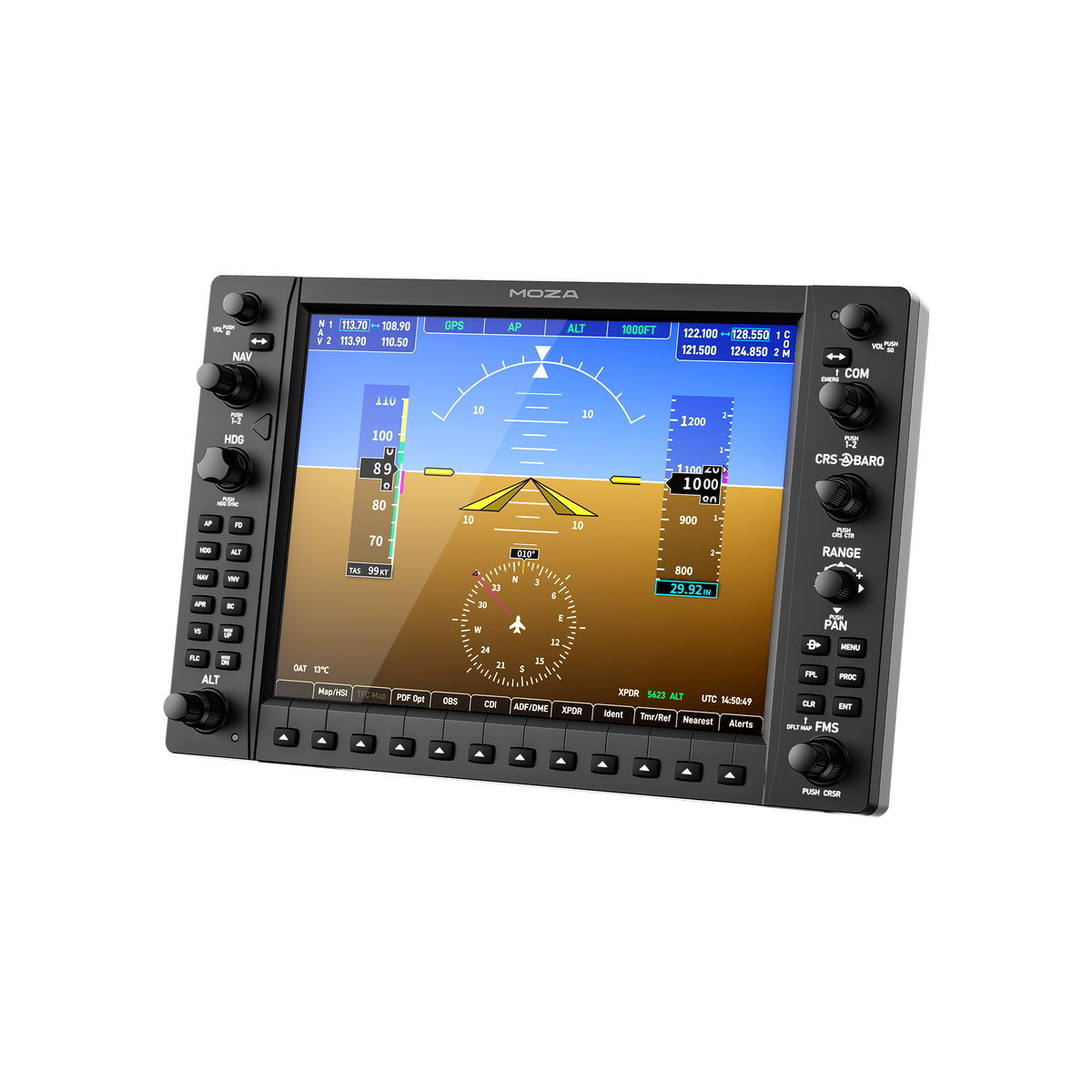 NexusFlight Glass Cockpit Panel – 10.4" True-Size GA Avionics Display with Bezel Controls (G1000-Style) – NexusFlight Glass Cockpit Panel 10.4 inch avionics display – photo 3 of 4