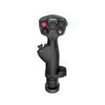NexusFlight Space-Fighter Grip – Carbon Composite Flight Stick, Hall Sensors, Two-Stage Trigger, 25+ Inputs – NexusFlight Space-Fighter Grip carbon composite flight stick – photo 1 of 4
