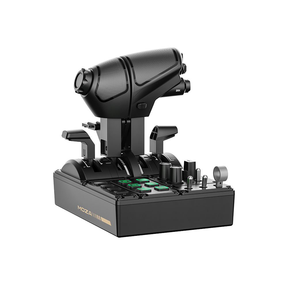 NexusFlight Throttle Quadrant – Modular 4-Axis Throttle with Swappable Fighter, 737 & A320 Levers, RGB Panel – NexusFlight Throttle Quadrant modular four-axis throttle – photo 2 of 4