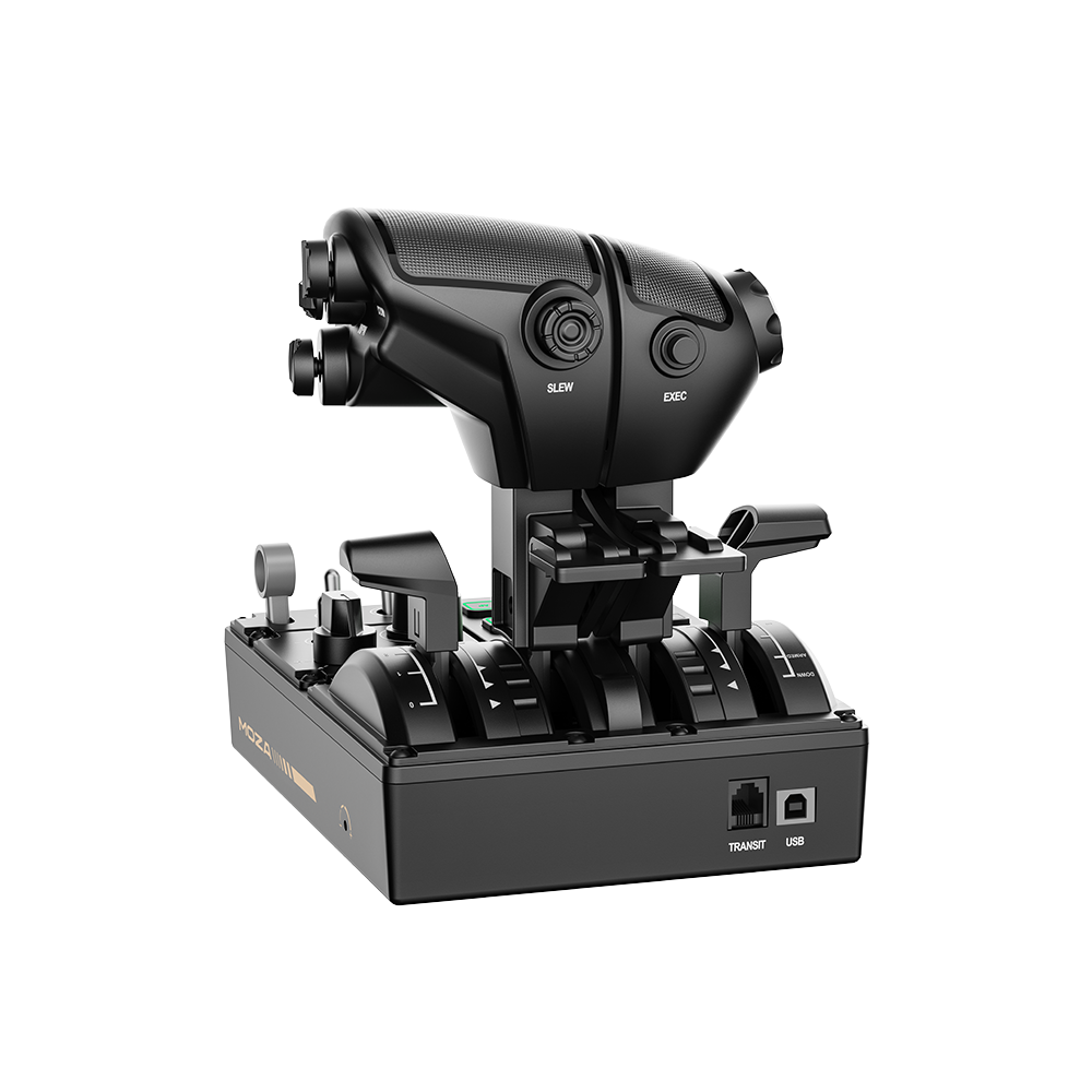 NexusFlight Throttle Quadrant – Modular 4-Axis Throttle with Swappable Fighter, 737 & A320 Levers, RGB Panel – NexusFlight Throttle Quadrant modular four-axis throttle – photo 4 of 4